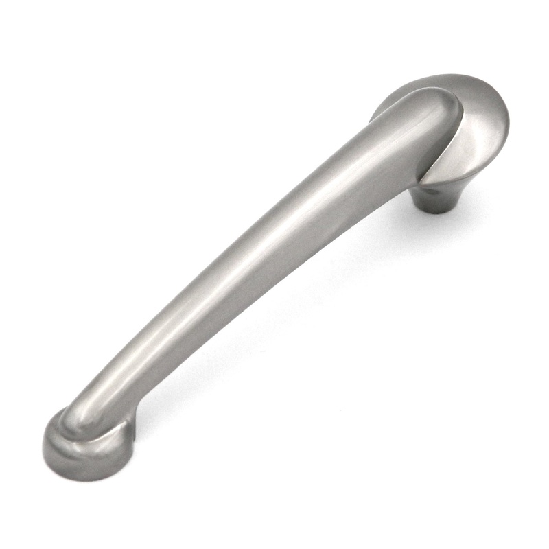 Hickory Hardware Metropolis Satin Nickel 3 3/4 (96mm)cc Handle Pull P7296-SN
