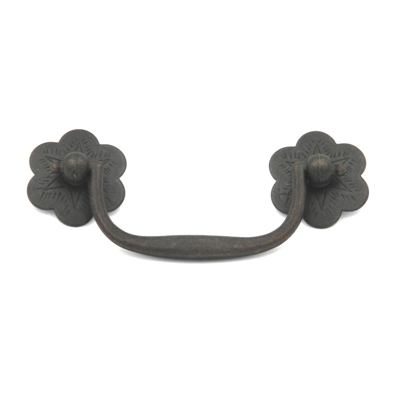 Hickory Hardware Palmetto Windover Antique 3cc Western Drawer Bail Pull PA0921-WOA