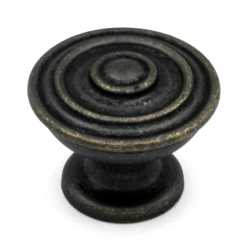 Liberty Hayes Warm Chestnut Round Ridged 1 1/4 Knob P29525-WCN-C