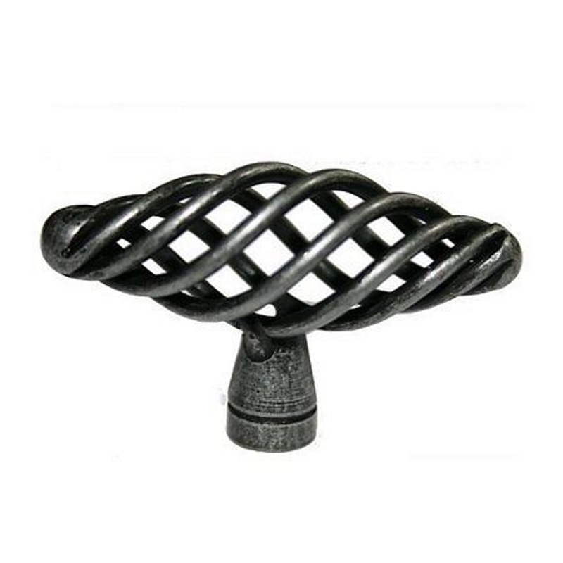 Ultra Designer’s Edge Antique Pewter Birdcage Oblong 2 3/8 Knob 41730
