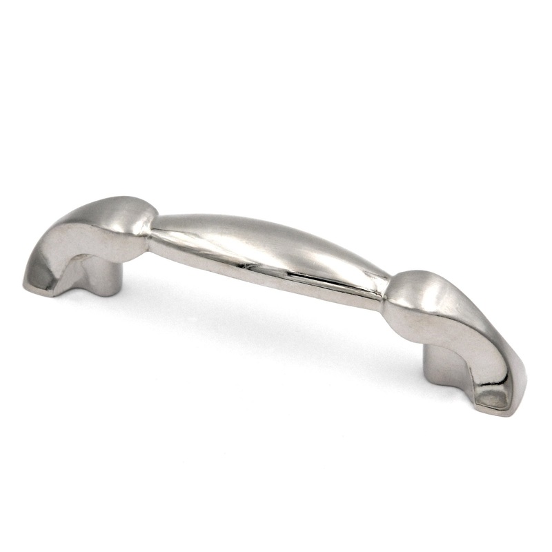 Ultra Designer’s Edge Brushed Nickel Arch Curved 3cc Handle Pull 59229
