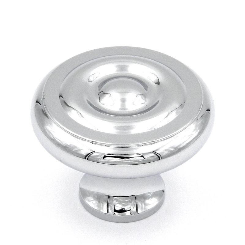 Ultra Designer’s Edge Polished Chrome Solid Brass Circles 1 1/2 Knob 41358