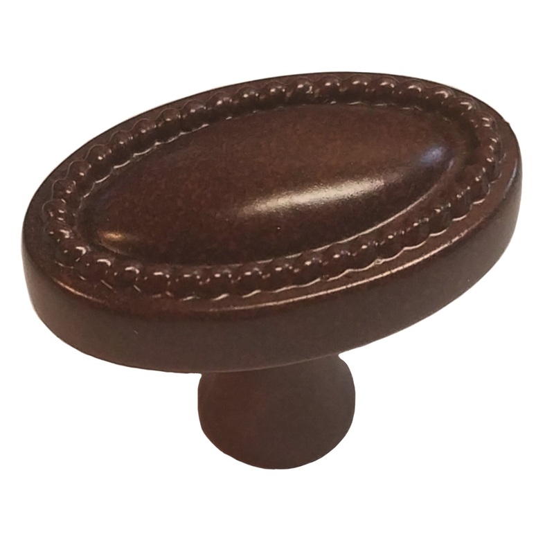 Ultra Designer’s Edge Rust Oval Ridged 1 1/4 Knob 41724R1