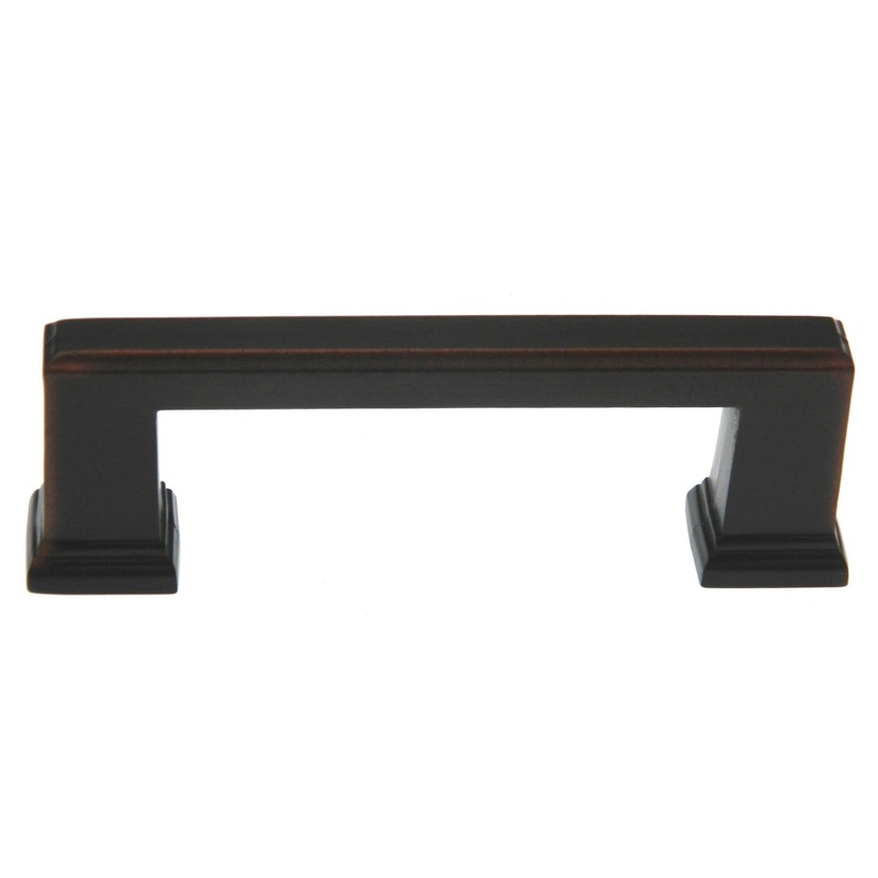 10 Pack Allen + Roth Gladden Bronze Cabinet Handle Pull, 3 Inch and 3 3/4 Inch (96mm)