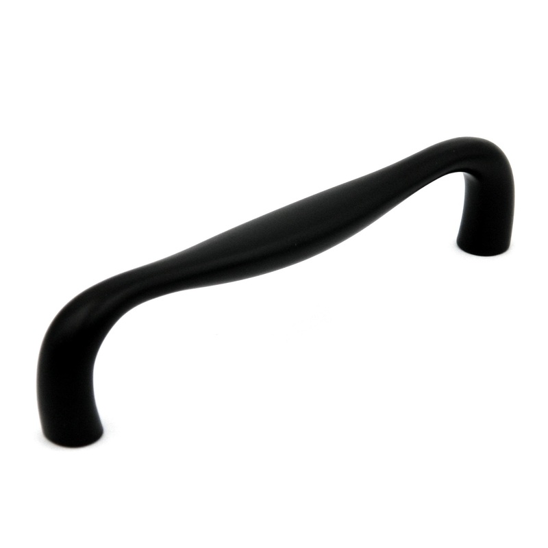 10 Pack Hickory Hardware P3343-MB Triomphe 5 (128mm) Matte Black Arch Cabinet Handle Pull