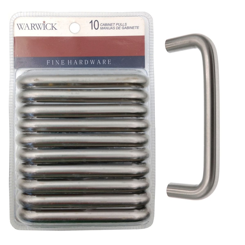 10 Pack Warwick Contemporary Satin Nickel 3cc Cabinet Wire Pulls DH1030BPSN