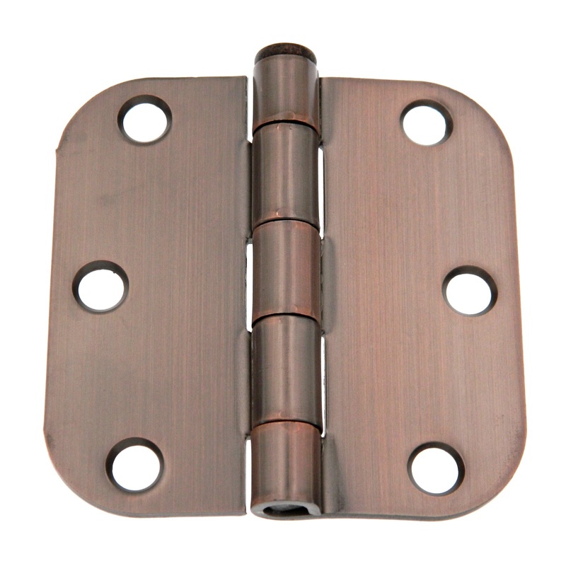 3 Pack Warwick 3 Door Hinge, 5/8 Radius Corner, Oil-Rubbed Bronze DA3010BZ