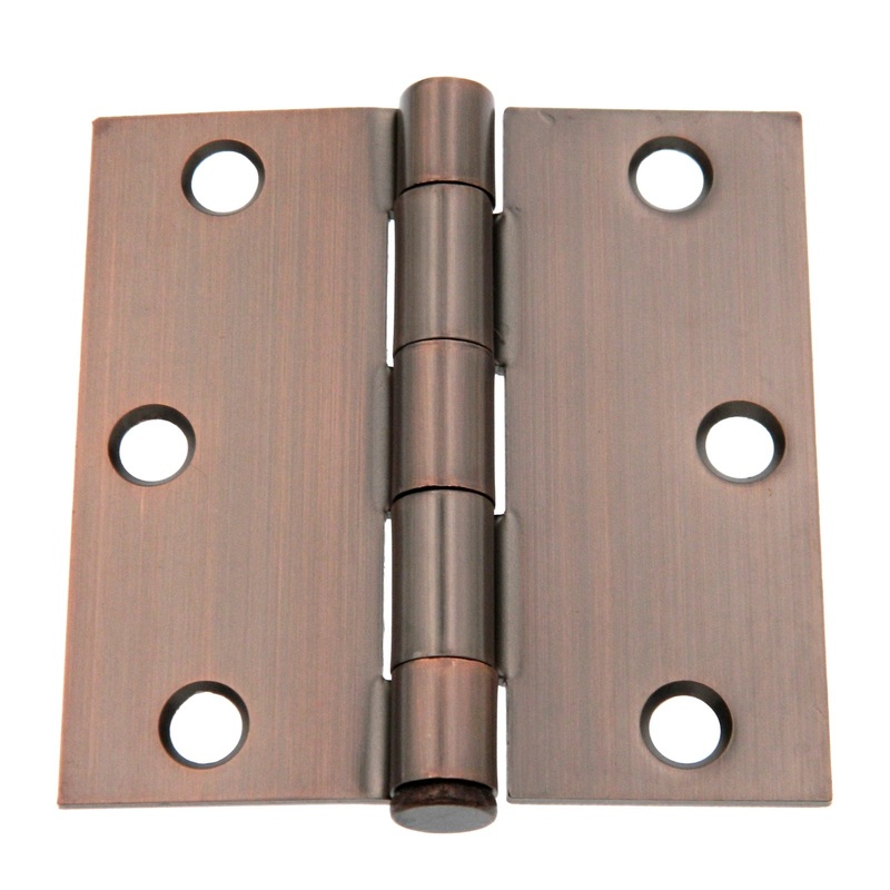 3 Pack Warwick 3 Door Hinge, Square Corner, Oil-Rubbed Bronze DA3011BZ