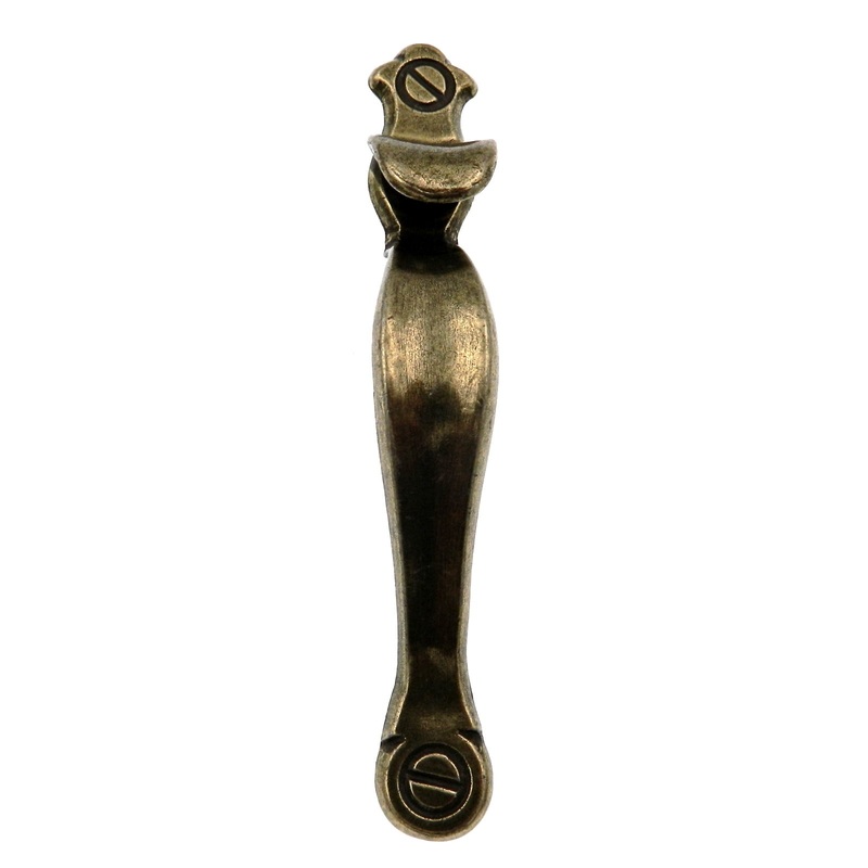 Amerock Allison 827LB Light Brass Pitcher Cabinet Pull 3 Centers, Mock Screws
