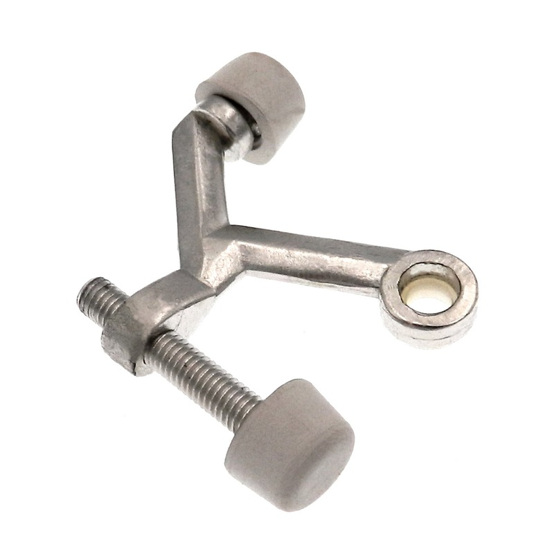 Warwick Adjustable Hinge Pin Doorstop, 1 1/2 Bolt, Satin Nickel Finish BH2012SN