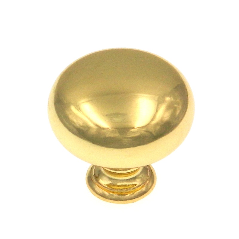 Warwick Contemporary Polished Brass 1 1/4 Smooth Cabinet Knob Pull DH1029PB