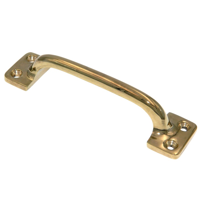 Warwick Polished Brass 4 1/4cc Window Bar Sash Lift Handle Pull BH2018PB