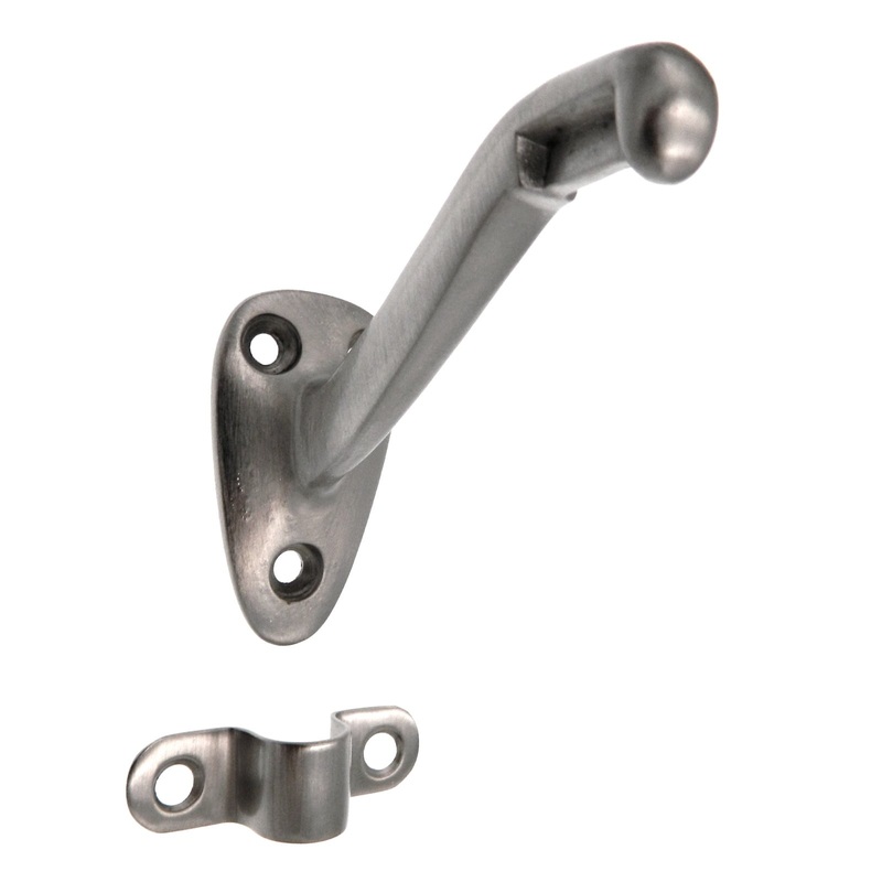 Warwick Satin Nickel Heavy Duty 2 3/4 Stair Handrail Bracket BH2017SN