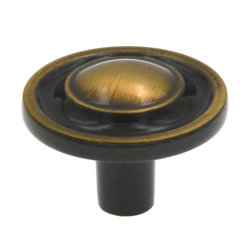 Amerock Allison Antique English 1 1/4 Round Cabinet Pull Knob BP755AE