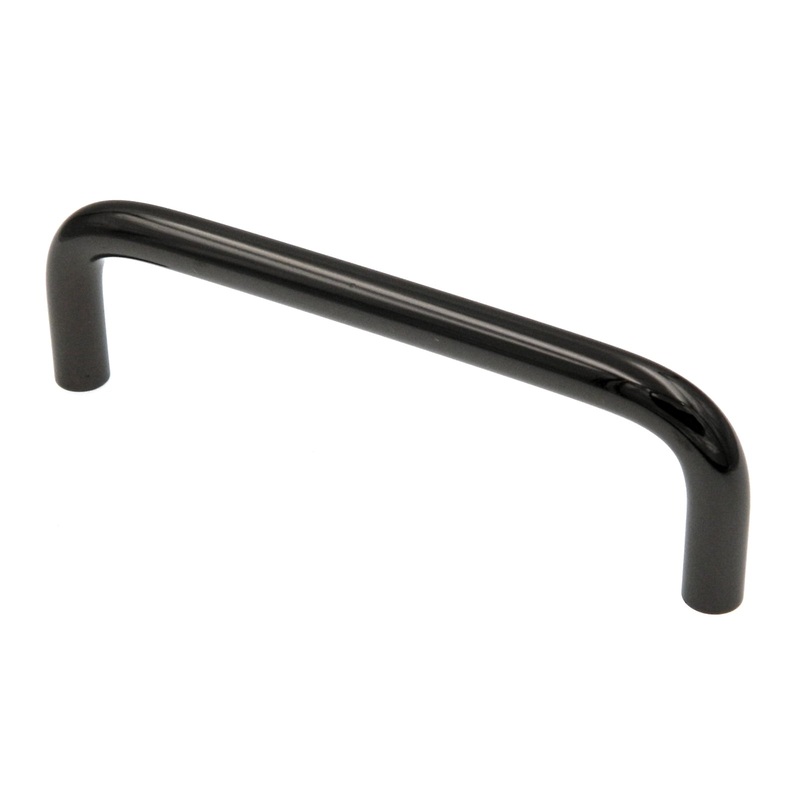 Amerock Allison Black Nickel 3 3/4 (96mm) Center to Center Cabinet Wire Pull Brass BP76313BN