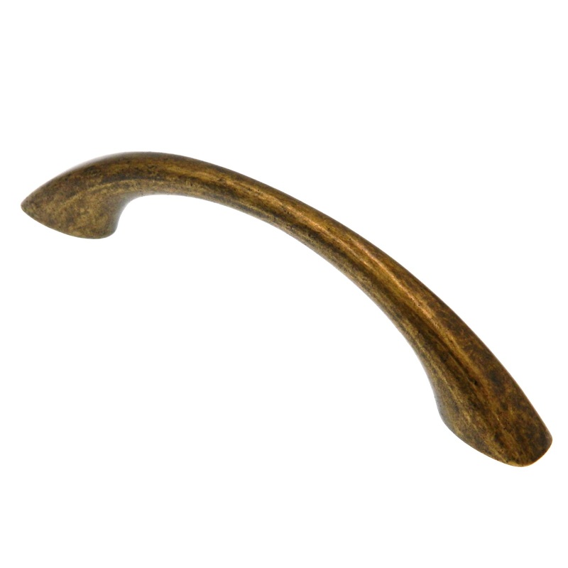 Amerock Allison Burnished Brass 3 3/4 (96mm) Center to Center Cabinet Handle Pull BP53003BB