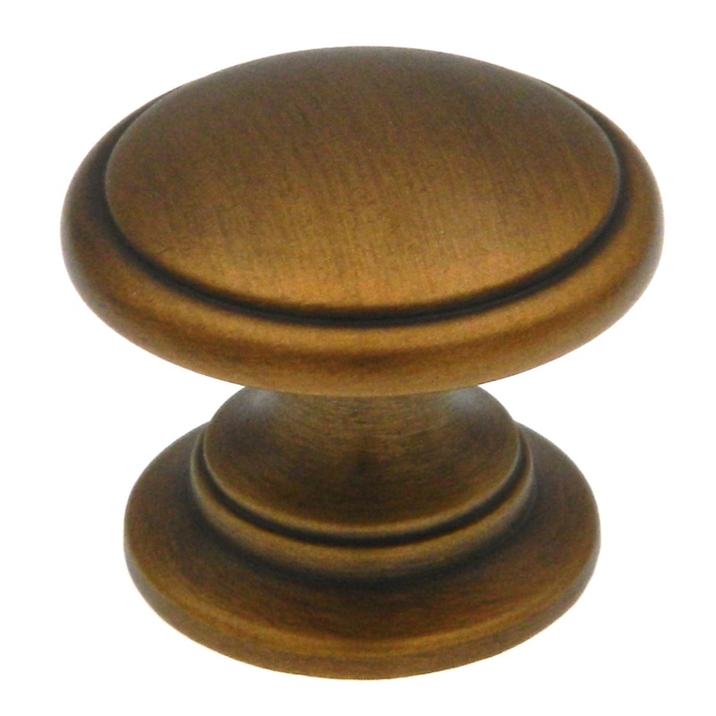 Amerock Allison Gilded Bronze 1 1/4 Round Cabinet Pull Knob BP53012GB
