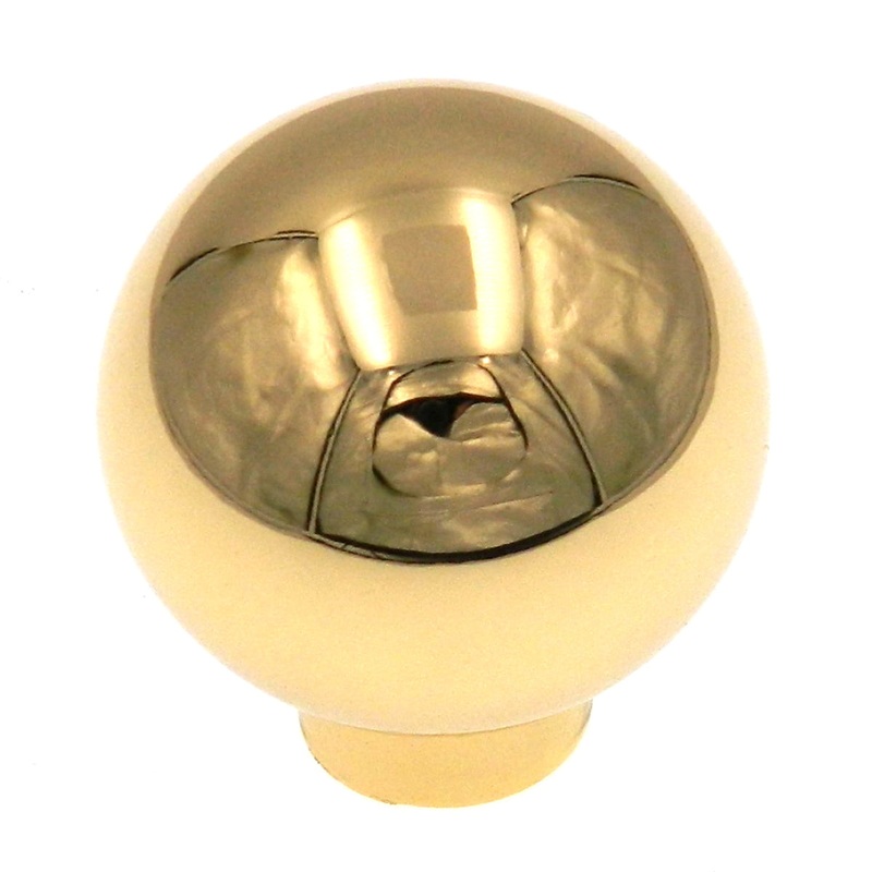 Amerock Allison Polished Brass 1 1/4 Ball Cabinet Pull Knob BP306473