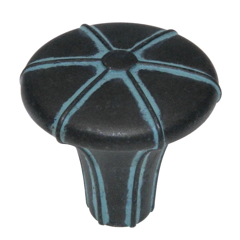 Amerock Angouri Viridian Slate 1 1/4 Round Cabinet Pull Knob BP24232VS