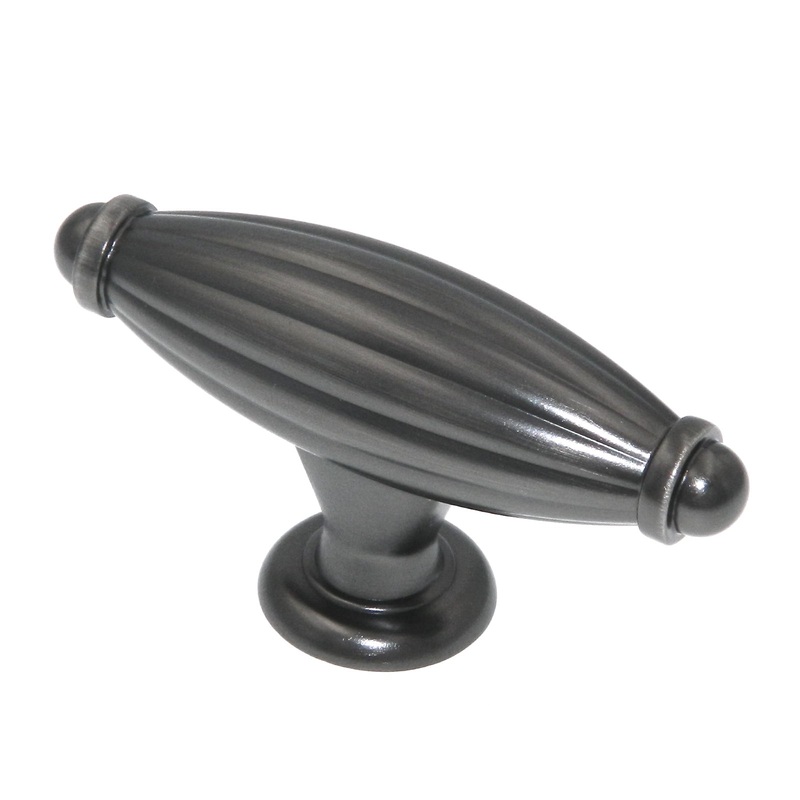 Amerock Blythe Graphite 3 1/8 Cabinet Pull T Knob BP552212GPH