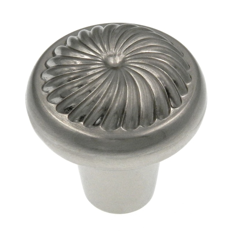 Amerock Cyprus Sterling Nickel 1 1/4 Round Cabinet Pull Knob BP5266G9