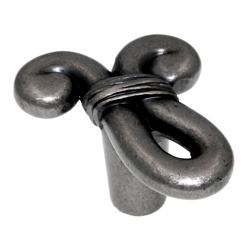 Amerock Cyprus Weathered Nickel 1 5/8 Cyprus Knot Cabinet Knob Pull BP19250-WN
