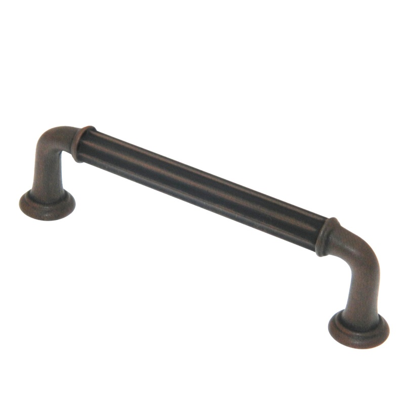 Amerock Eydon Antique Rust 3 3/4 (96mm) Center to Center Cabinet Handle Pull BP53037ART