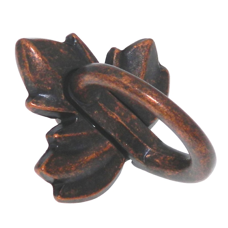 Amerock Nature’s Splendor Rustic Bronze 2 Leaf Cabinet Pull Knob BP4452RBZ