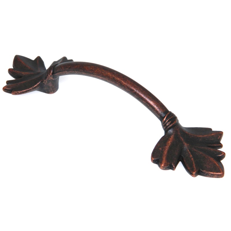 Amerock Nature’s Splendor Rustic Bronze 3 Center to Center Leaf Cabinet Handle Pull BP4451RBZ