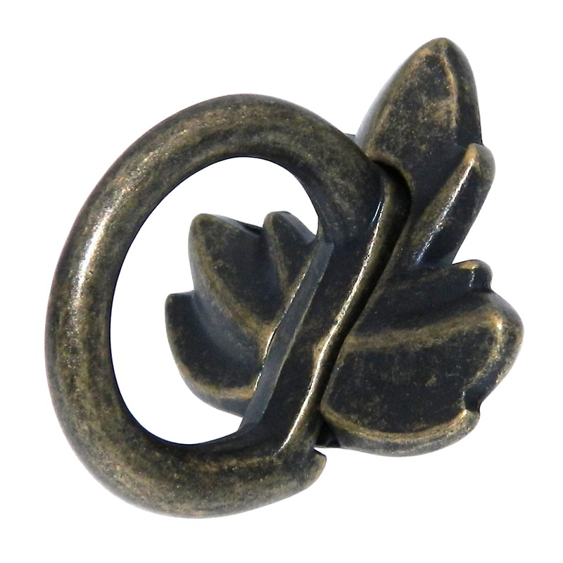 Amerock Nature’s Splendor Weathered Brass 2 Leaf Cabinet Pull Knob BP4452R2