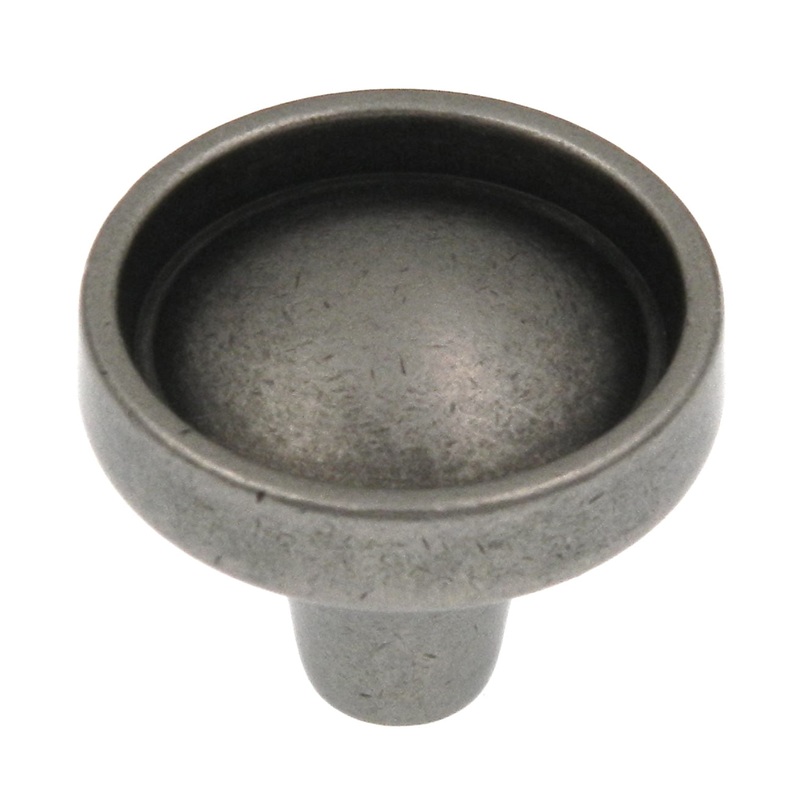 Amerock Odeon Antique Nickel 1 1/4 Round Cabinet Pull Knob BP53041AN