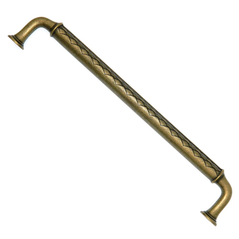Amerock Padma Distressed Brass 12 Center to Center Drawer Appliance Pull BP54002DBS