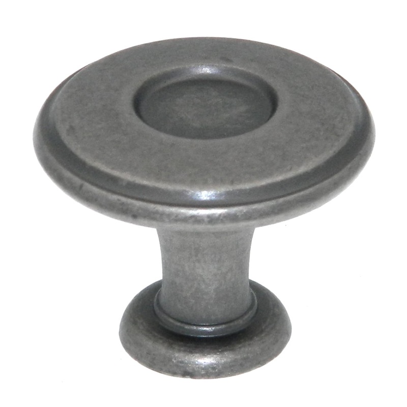 Amerock Porter Weathered Nickel 1 1/4 Round Cabinet Pull Knob BP27026WN