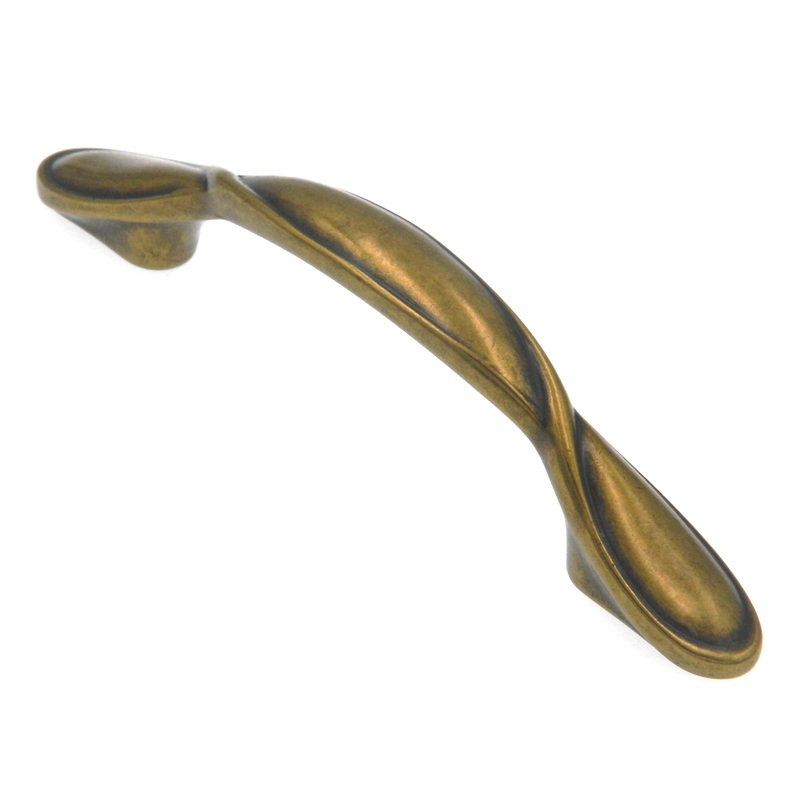 Amerock Reflections Regency Brass 3 Center to Center Cabinet Handle Pull BP1384R1