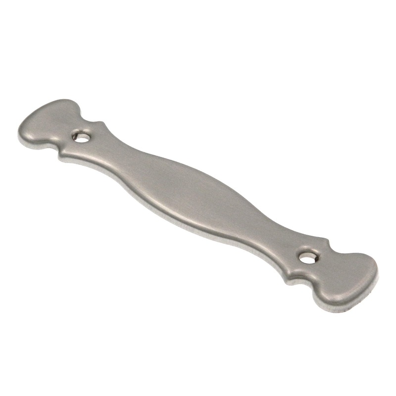 Amerock Satin Nickel Anniversary Ornate 3cc Cabinet Pull Backplate BP875G10