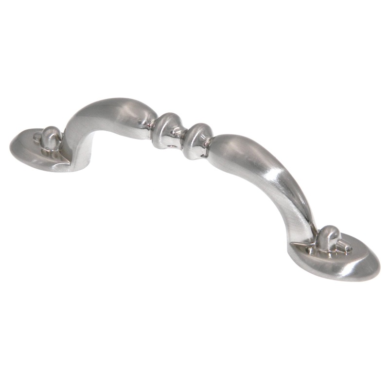Amerock Sterling Traditions Sterling Nickel 3 Center to Center Cabinet Handle Pull BP1303G9