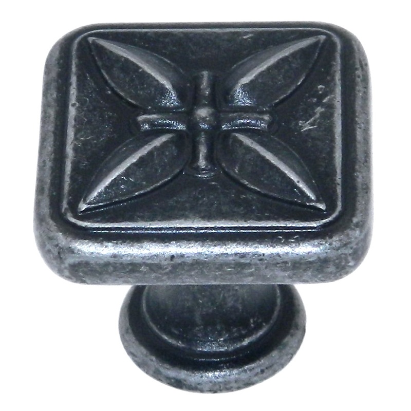Amerock Sundara Wrought Iron Dark 1 1/8 Ornate Cabinet Pull Knob BP27009WID
