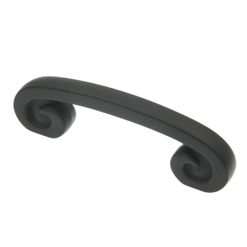 Amerock Swirl’Z Flat Black 3 Center to Center Cabinet Handle Pull BP9337FB