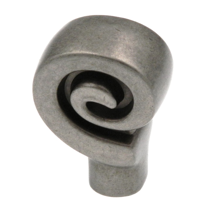 Amerock Swirl’Z Weathered Nickel 1 1/8 Novelty Cabinet Pull Knob BP9339WN