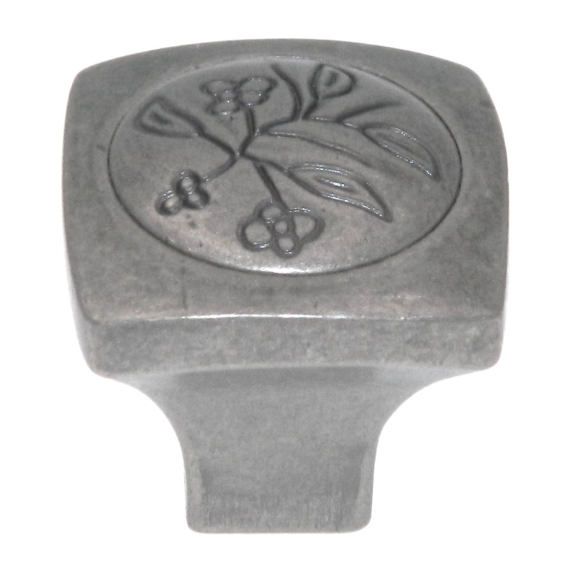 Amerock Vineyard Weathered Nickel 1 1/8 Leaf Cabinet Pull Knob BP4475WN