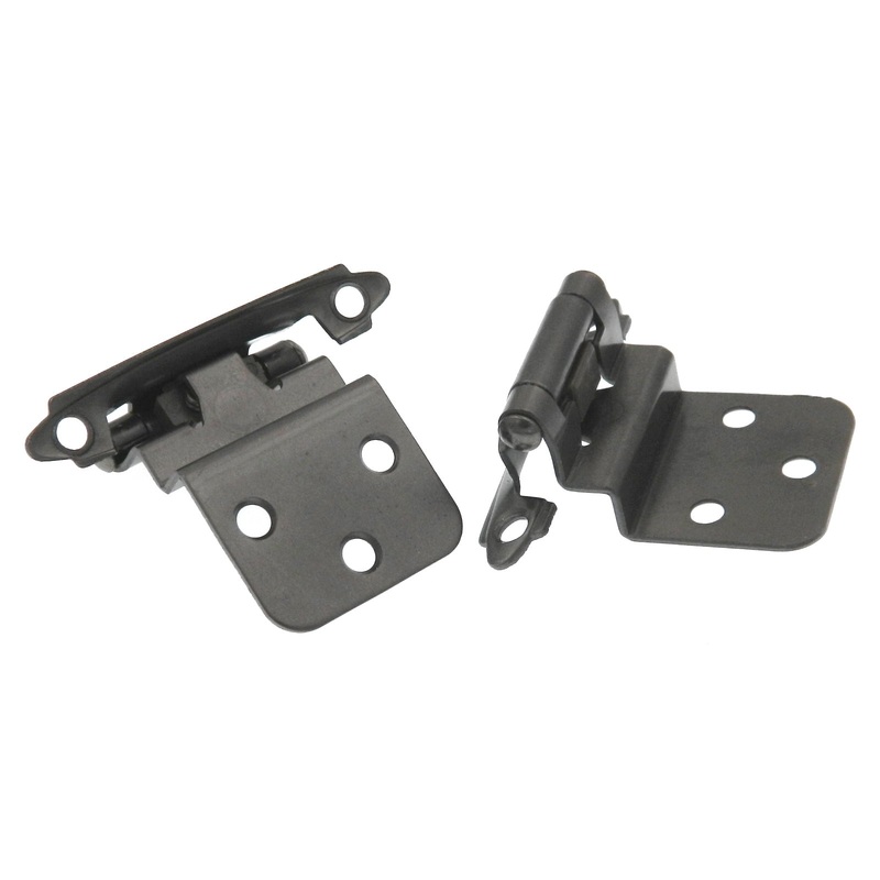 Ultra Face Mount Self-Closing 3/8 Inset Hinges 34909, 25 Pair