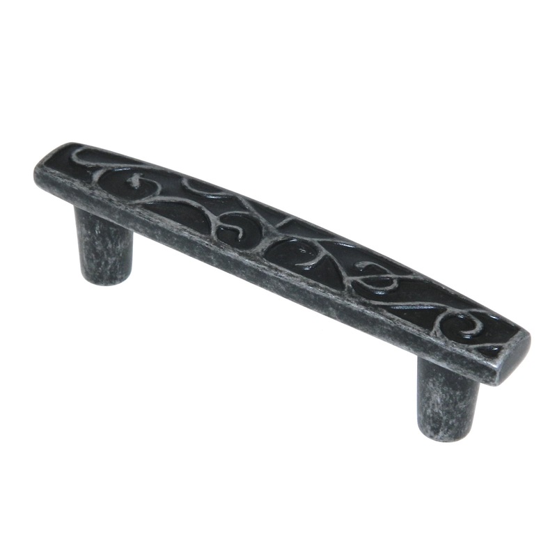 10 Pack Amerock Ambrosia BP4480-WID Wrought Iron Dark 3cc Cabinet Bar Pulls