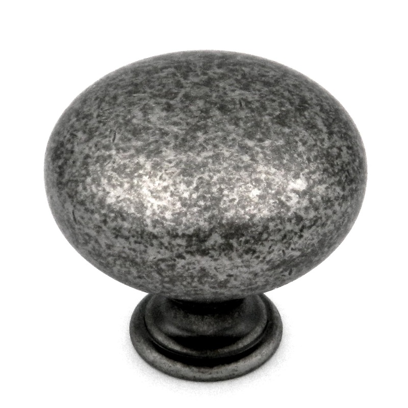10 Pack Belwith Keeler Black Nickel Vibed 1 1/4 Cabinet Knob Pull 41852-9044