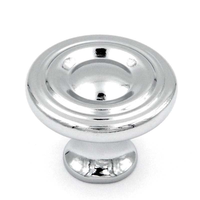 10 Pack Hickory Eclipse P14402-26 Polished Chrome 1 1/8 Cabinet Knob Pull