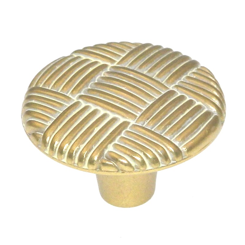 10 Pack Hickory Tapestry PA1412-GB Golden Blonde 1 1/4 Cabinet Knob Pull