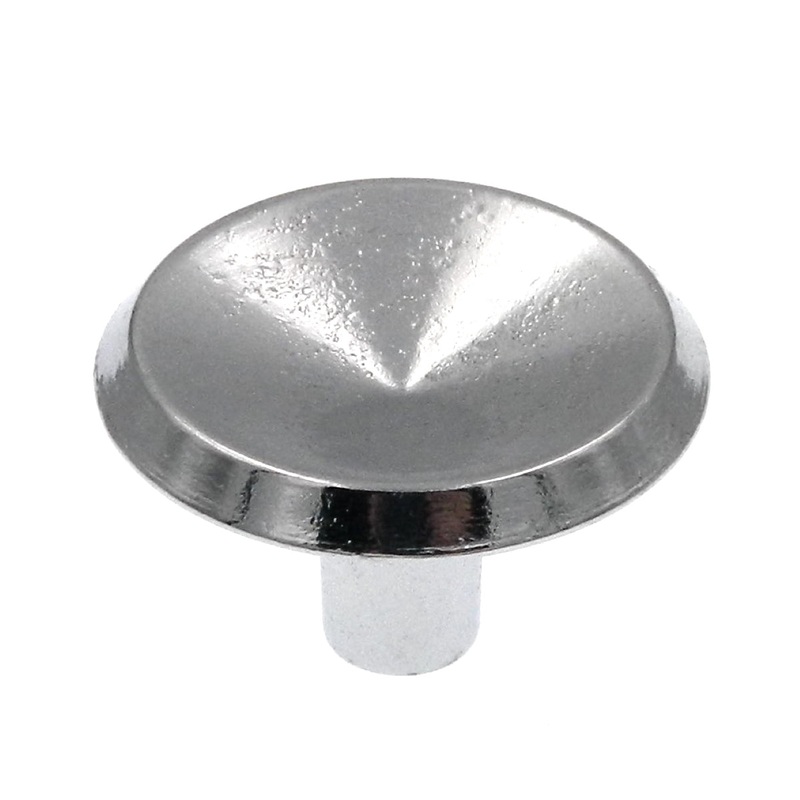 20 Pack of Guard Contemporary Chrome Round Flat Top 1 Knobs 3510SPB