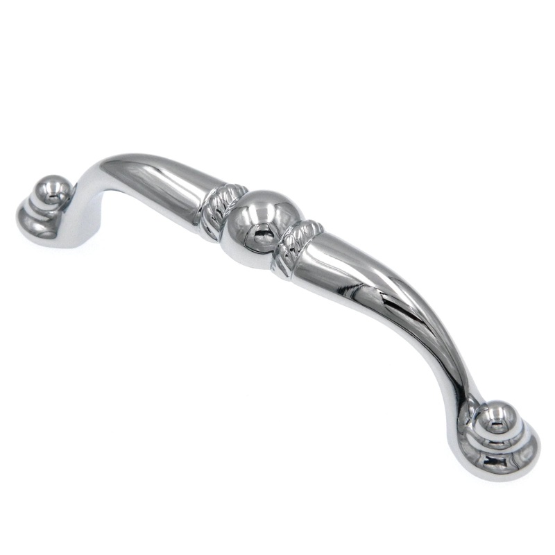 Amerock Allison Polished Chrome 3 3/4 (96mm) Center to Center Cabinet Handle Pull BP5302126