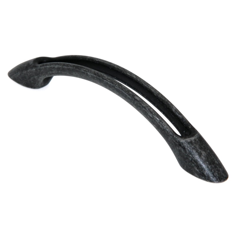 Amerock Essential’Z Wrought Iron Dark 3 3/4 (96mm) Center to Center Cabinet Handle Pull