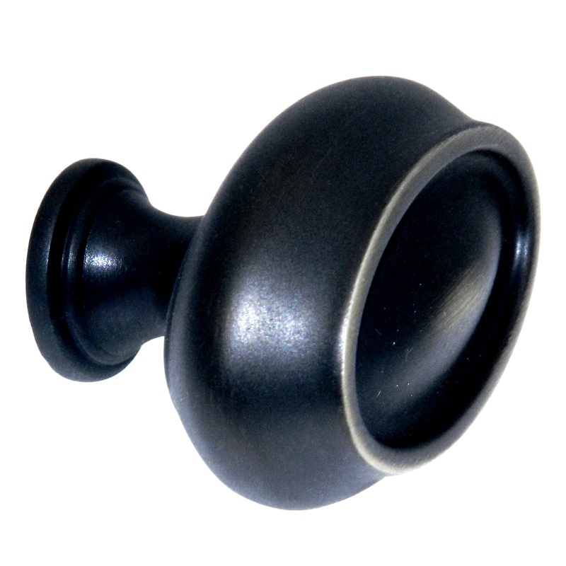 Amerock Manor Roman Bronze 1 1/2 Oval Cabinet Solid Brass Knob BP261272RB