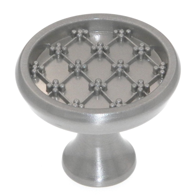 Amerock Manor Satin Nickel 1 3/8 Round Cabinet Pull Knob BP26121G10